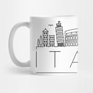 Italy Minimal Skyline Mug